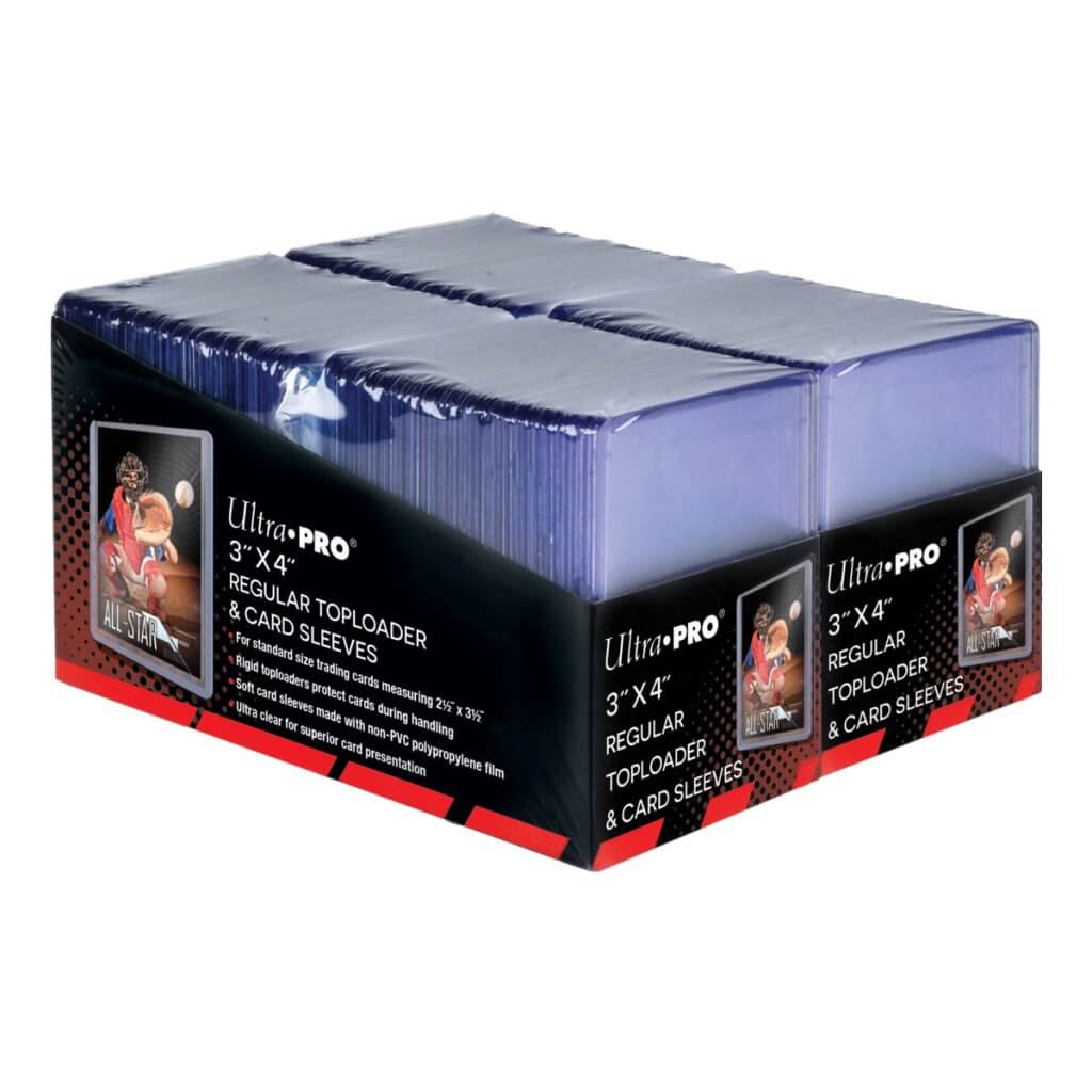 100 Ultra Pro 3 X 5 Ultra Clear Toploaders 4 Packs of 25