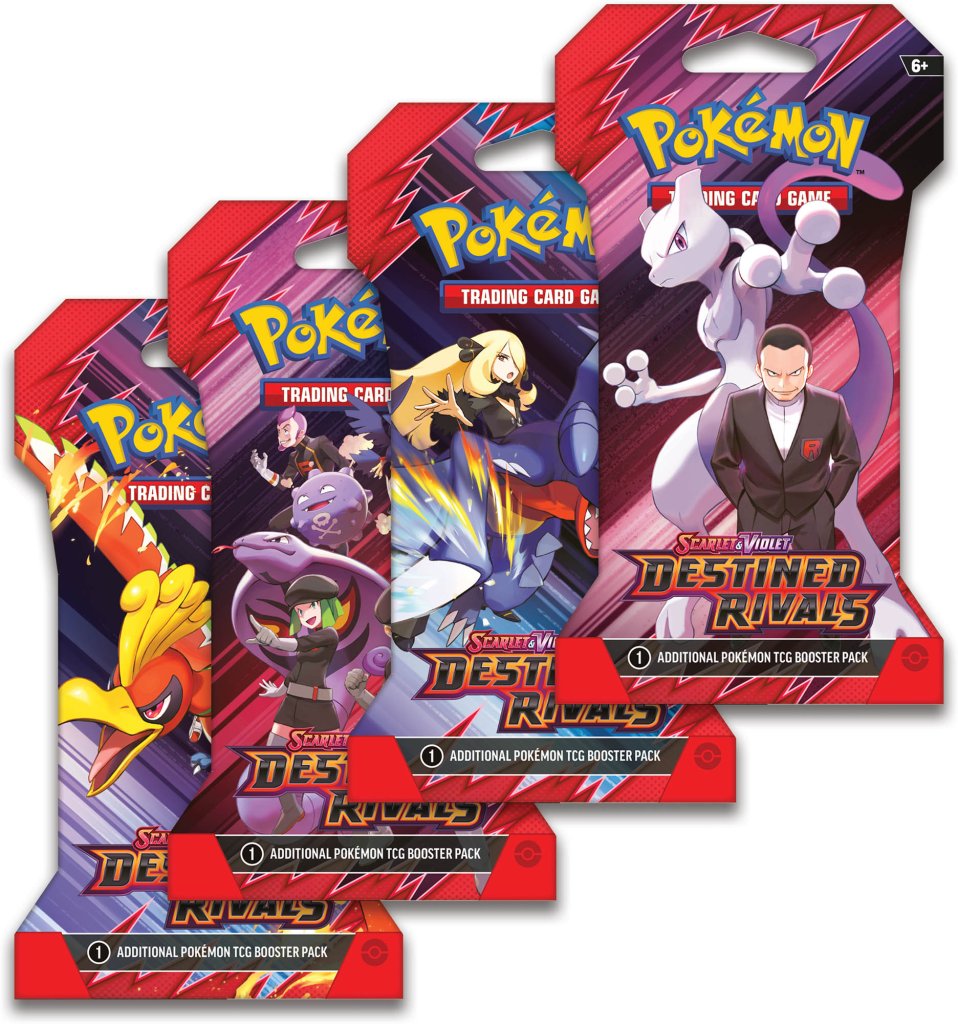 Pokémon TCG: Scarlet & Violet-Destined Rivals Elite Trainer Box  1 Full Art Promo Card 9 Boosters And Premium